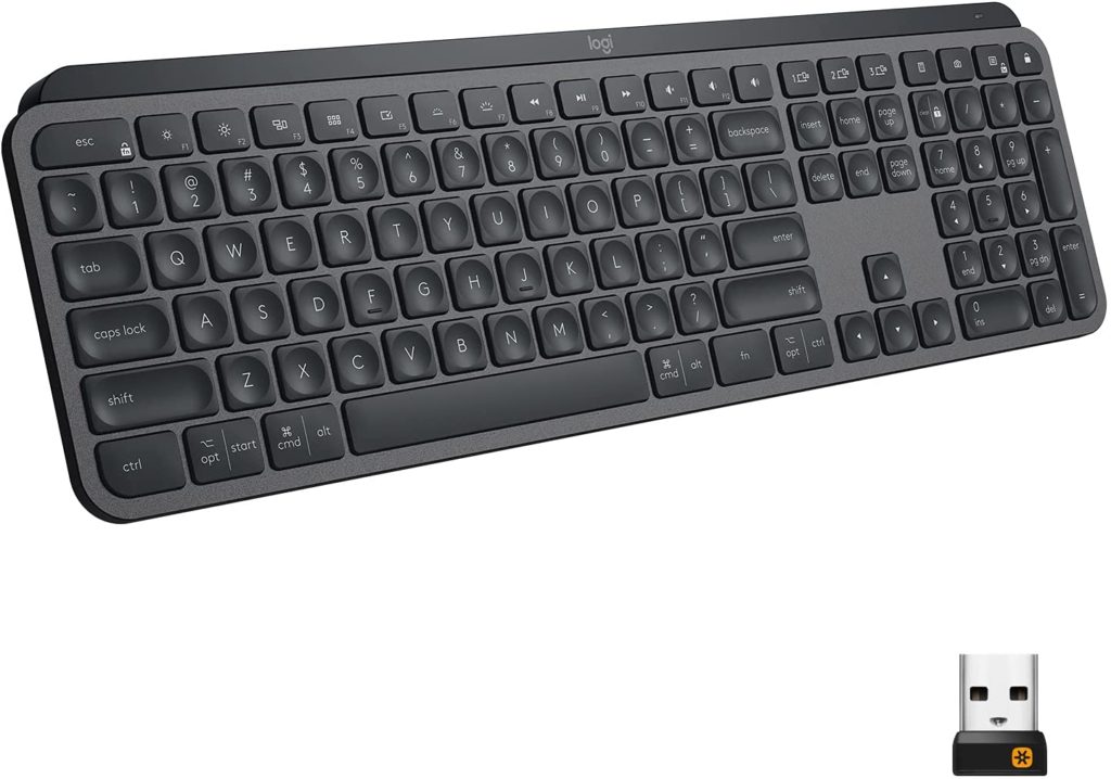 8.
Logitech MX Keys Advanced Wireless - best keyboards for gifts