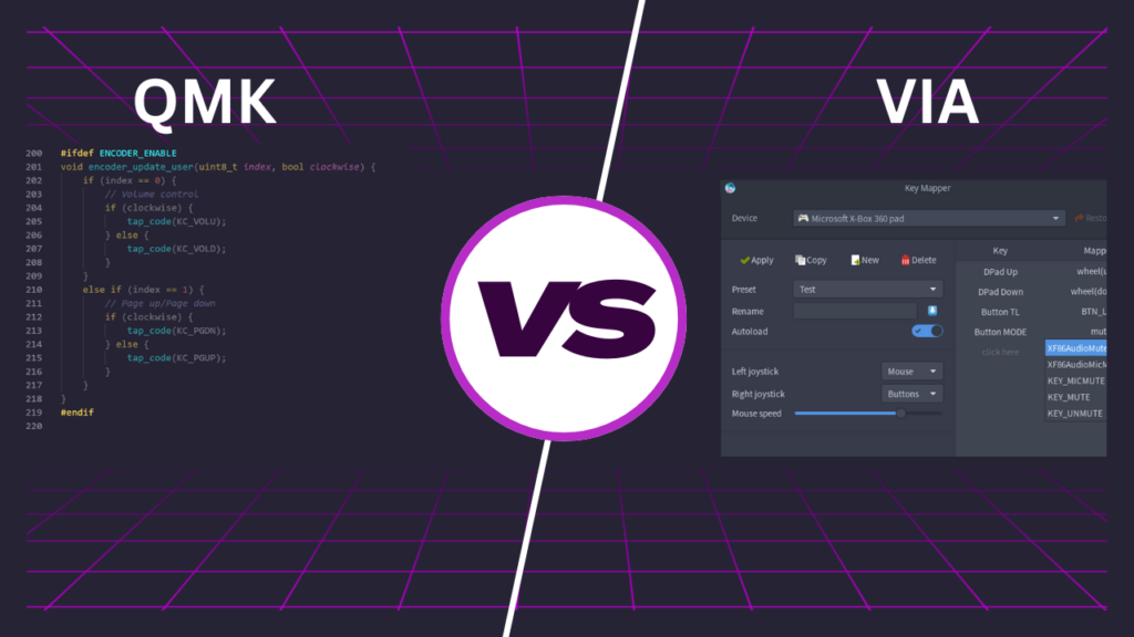 QMK VS VIA