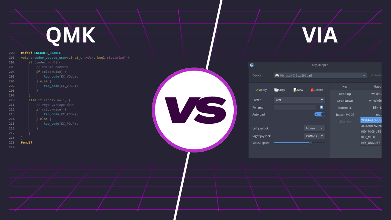 QMK VS VIA